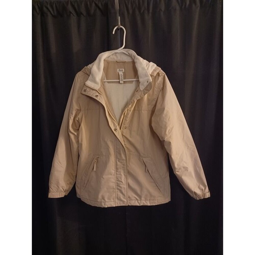 G.H. Bass & Co. women's hooded all-weather jacket Size L